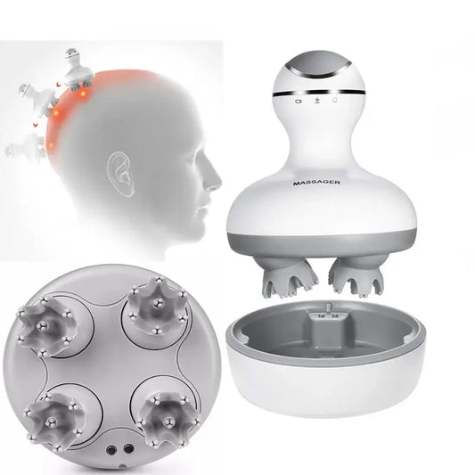 Masajeador de Cabeza Estimulador Capilar – Relajación y Crecimiento en un Solo Paso